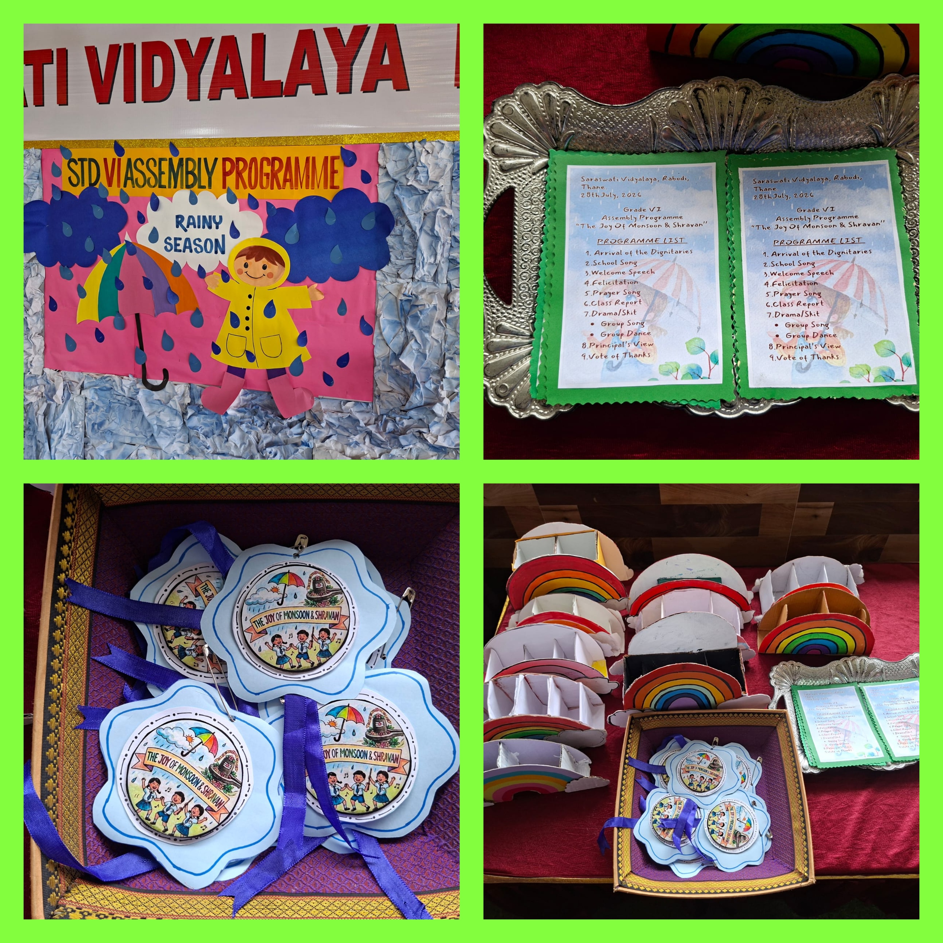 Grade VI - Assembly Programme