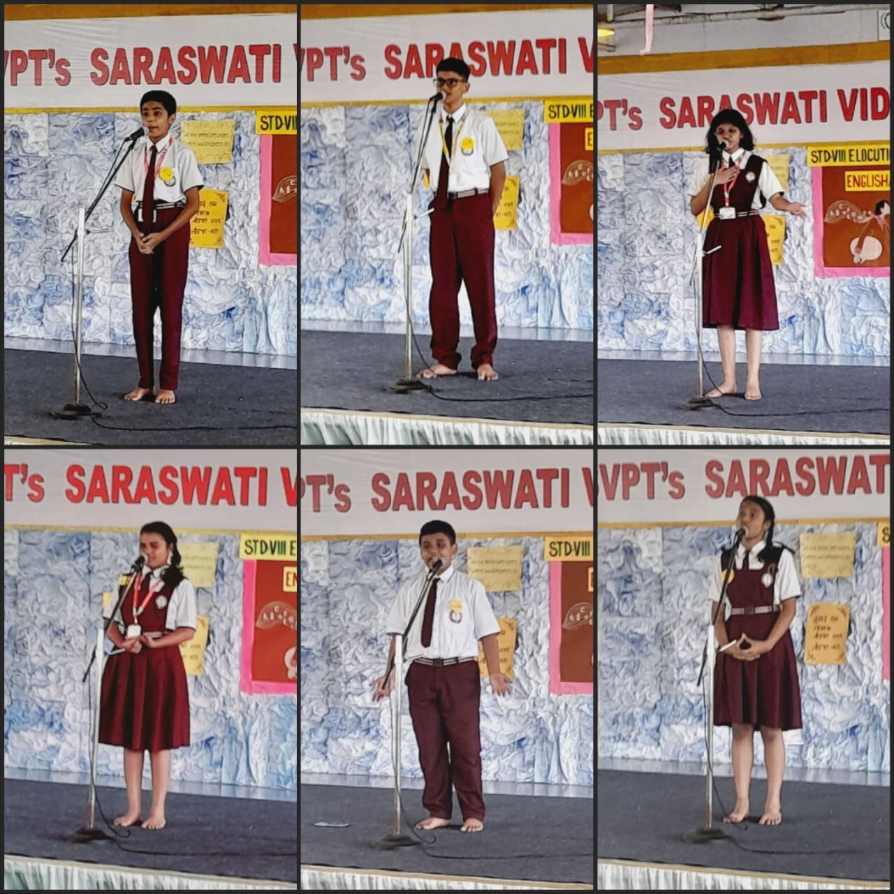 Grade 8 Inter-House English & Marathi Elocution Competition 2026