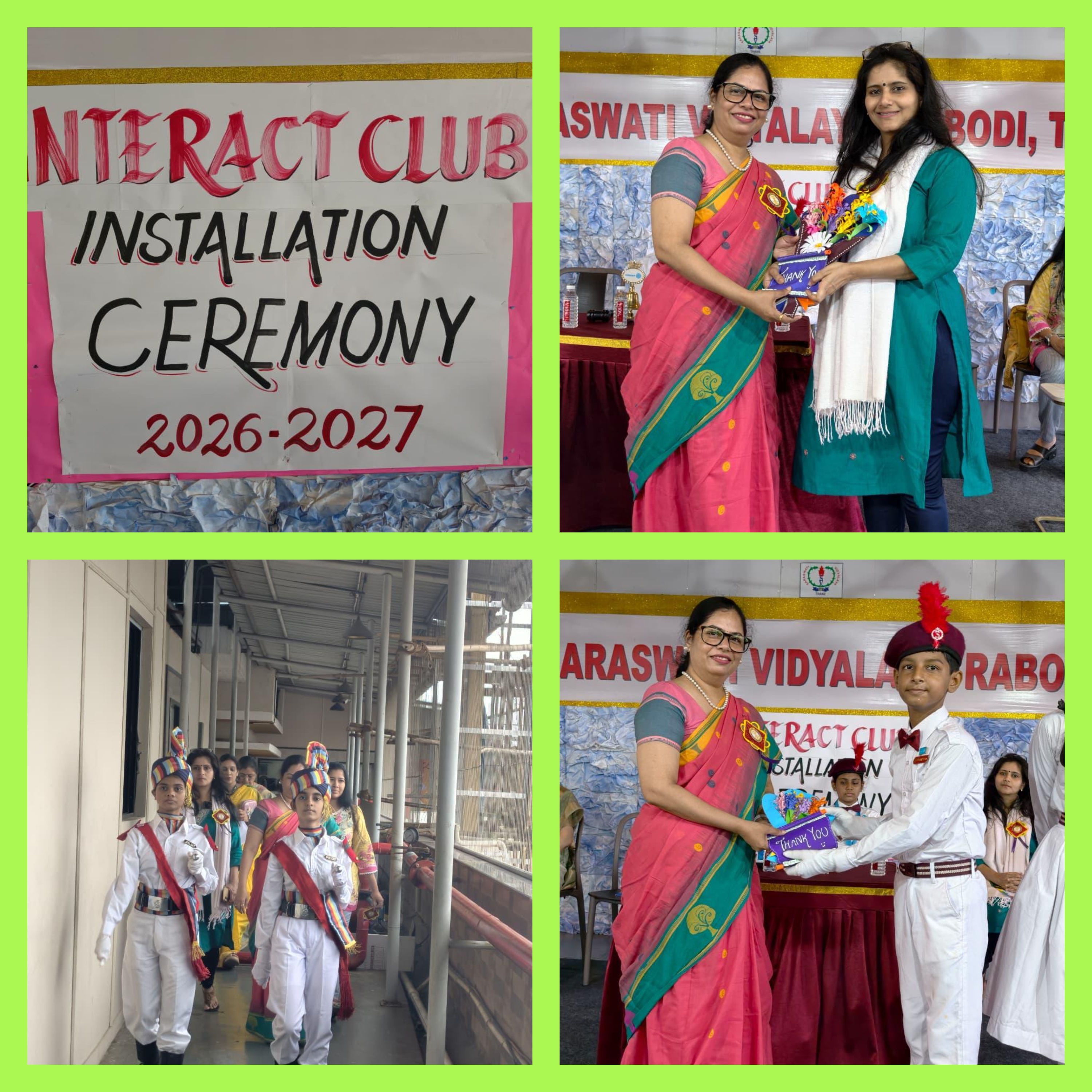 Interact Club Installation Ceremony
