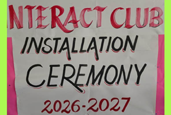 Interact Club Installation Ceremony