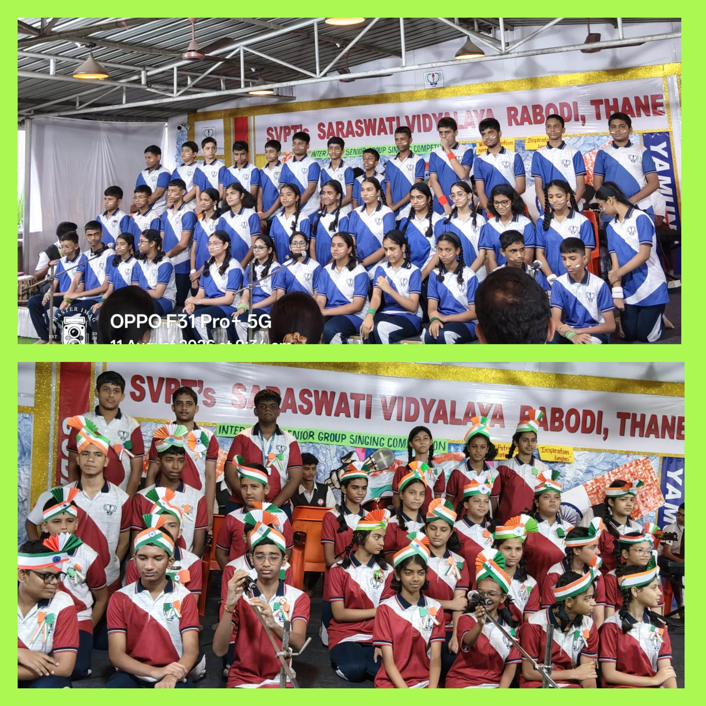 Senior House Group Singing Competition 