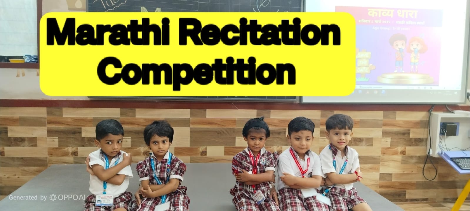 Pre-Primary Marathi and Hindi Recitation Competition