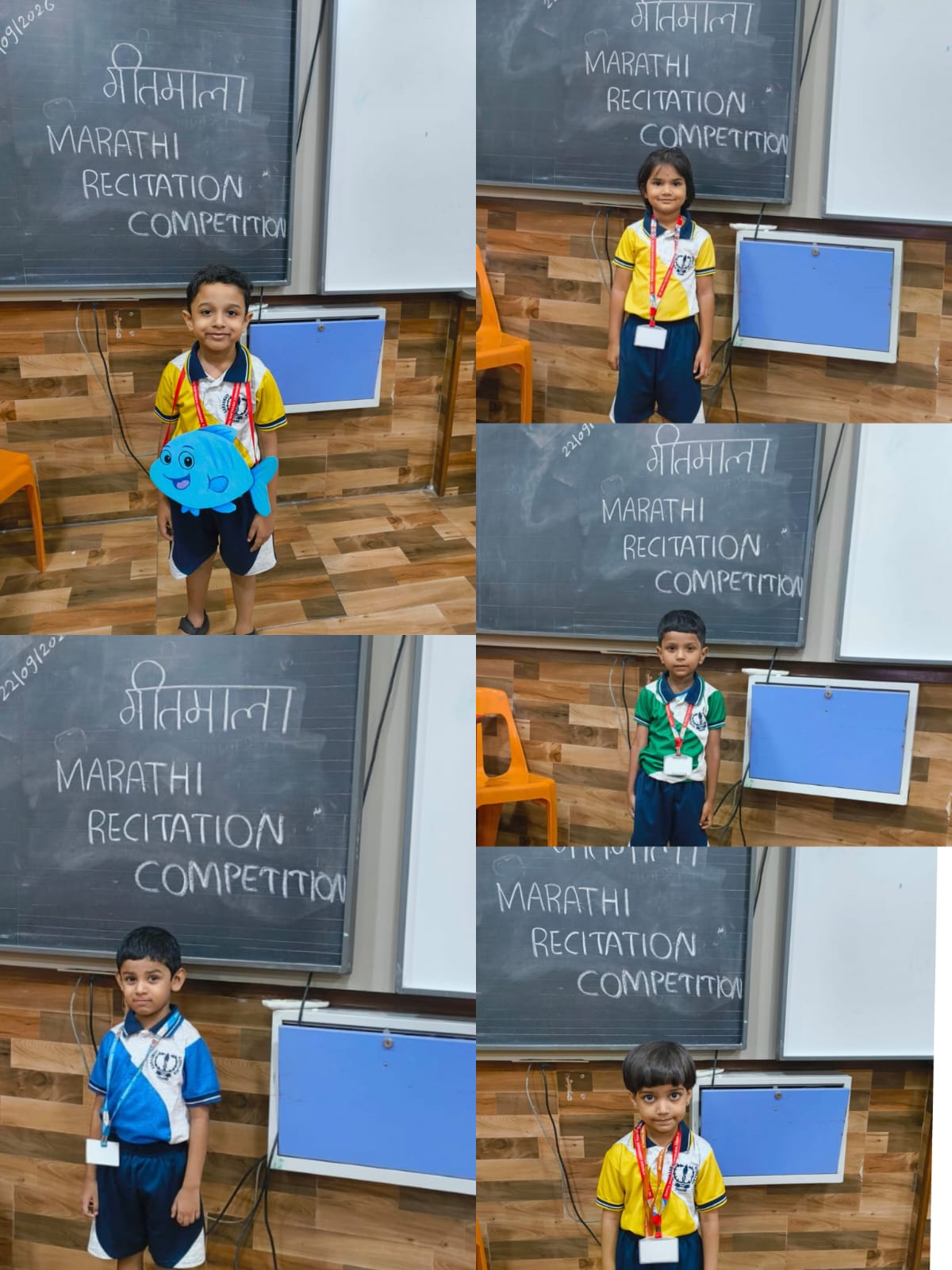 Pre-Primary Marathi and Hindi Recitation Competition