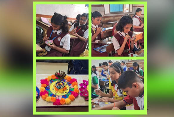 Grade 6 & 7- Diya & Lantern Making Competition 