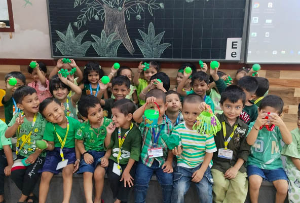 Pre-Primary Green Dressing Day