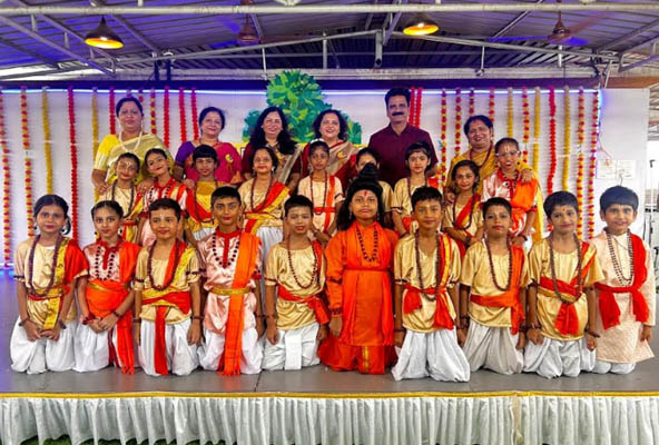 Gurupournima assembly programme of Grade - 3
