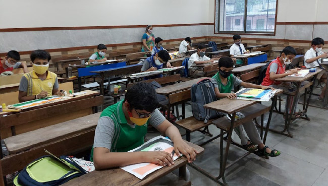 DRAWING COMPETITION August 2021 | Saraswati School Rabodi in Thane