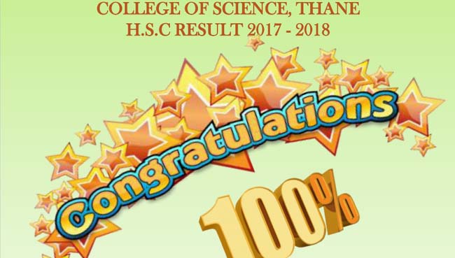 Saraswati School Rabodi in Thane | HSC Result 2017-18
