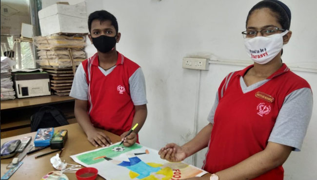 POSTER MAKING COMPETITION 2021 | Saraswati School Rabodi in Thane