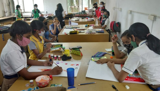 POSTER MAKING COMPETITION 2021 | Saraswati School Rabodi in Thane