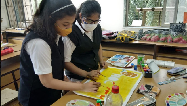 POSTER MAKING COMPETITION 2021 | Saraswati School Rabodi in Thane