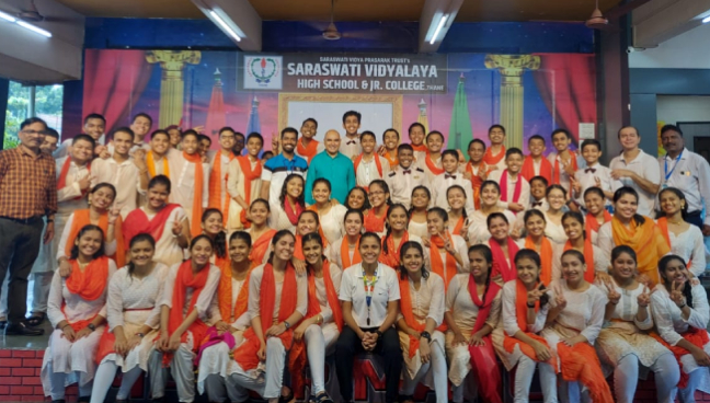 75 years of Indian Independence -Azadi Ka Amrit Mahotsav | Saraswati School Rabodi in Thane