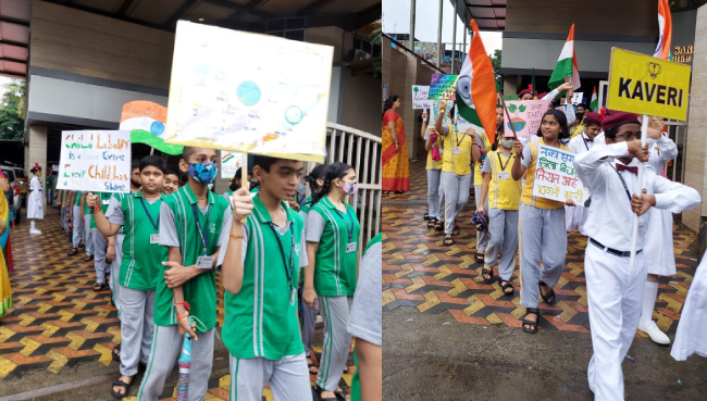 75 years of Indian Independence -Azadi Ka Amrit Mahotsav Secondary section | Saraswati School Rabodi in Thane