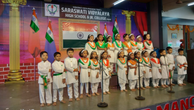Azadi Ka Amrit Mahotsav 15th August,2022 | Saraswati School Rabodi in Thane