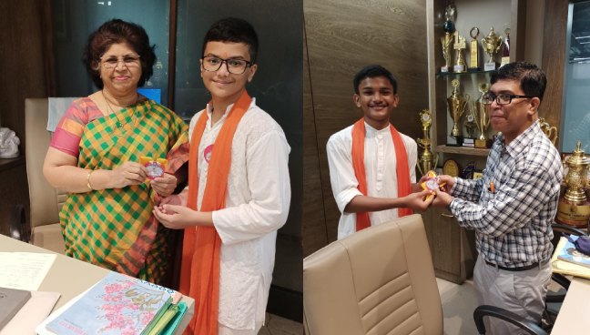 Hindi Diwas Celebration 2022 Secondary section | Saraswati School Rabodi in Thane