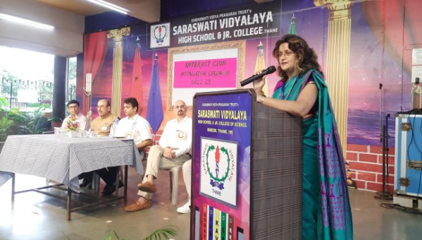 Installation Ceremony of the Interact Group | Saraswati School Rabodi in Thane