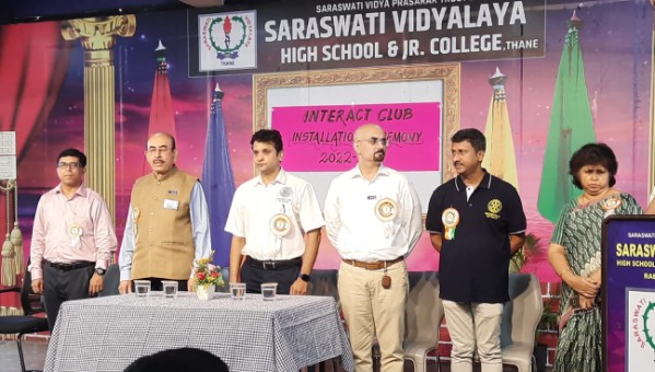 Installation Ceremony of the Interact Group | Saraswati School Rabodi in Thane