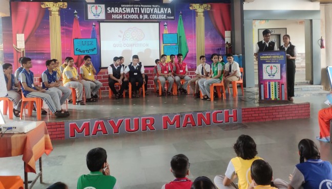 Inter house quiz competition | Saraswati School Rabodi in Thane