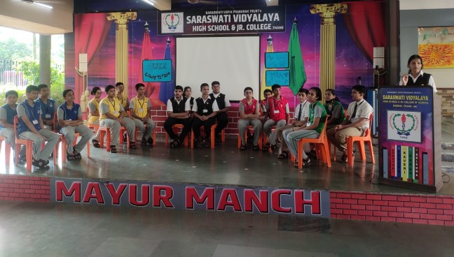 Inter house quiz competition | Saraswati School Rabodi in Thane
