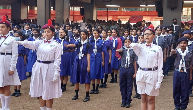 Jolly Republic Day (2022-2023) | Saraswati School Rabodi in Thane