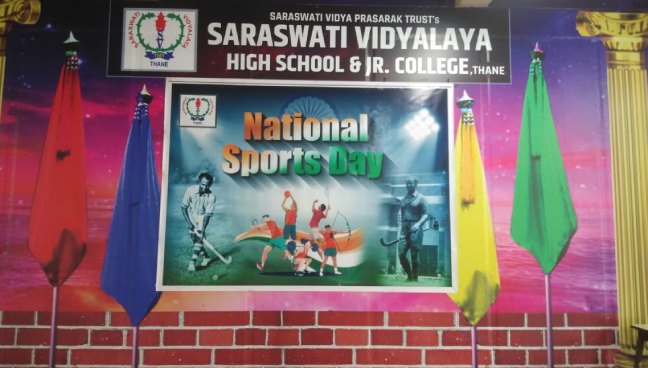 National Sports Day 29th August, 2022 Secondary section | Saraswati School Rabodi in Thane