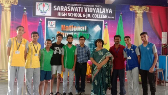 National Sports Day 29th August, 2022 Secondary section | Saraswati School Rabodi in Thane