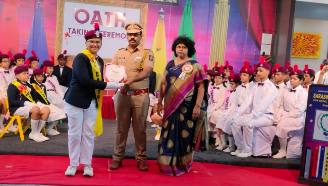 Oath Taking Ceremony 2022-23 | Saraswati School Rabodi in Thane
