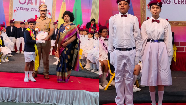 Oath Taking Ceremony 2022-23 Secondary section | Saraswati School Rabodi in Thane