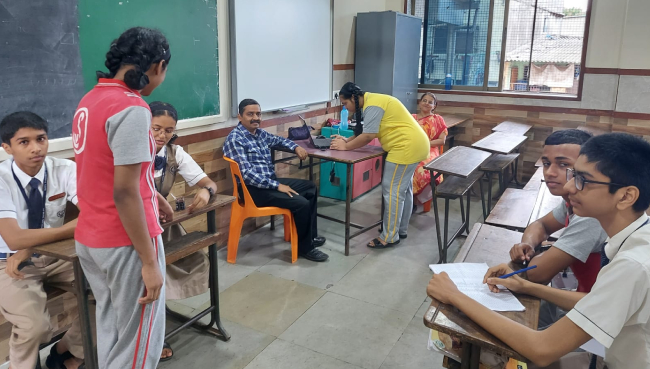 Secondary section School Election 2022 | Saraswati School Rabodi in Thane