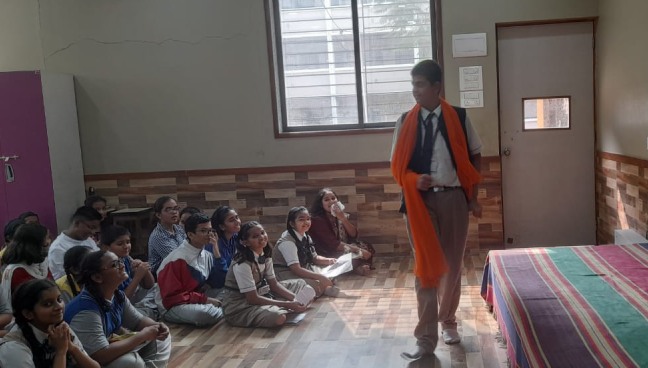 Senior House Mono Acting Competition | Saraswati School Rabodi in Thane