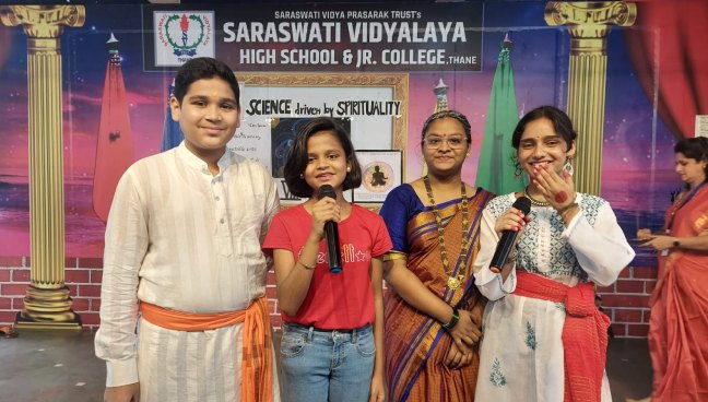 Std VIII Assembly Program 2022 Secondary Section | Saraswati School Rabodi in Thane