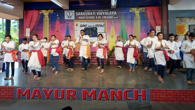 Std VIII Assembly Program 2022 Secondary Section | Saraswati School Rabodi in Thane