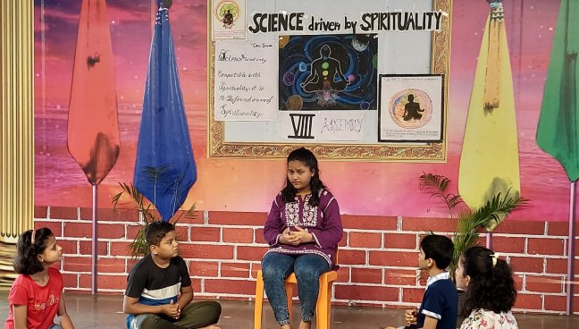 Std VIII Assembly Program 2022 Secondary Section | Saraswati School Rabodi in Thane