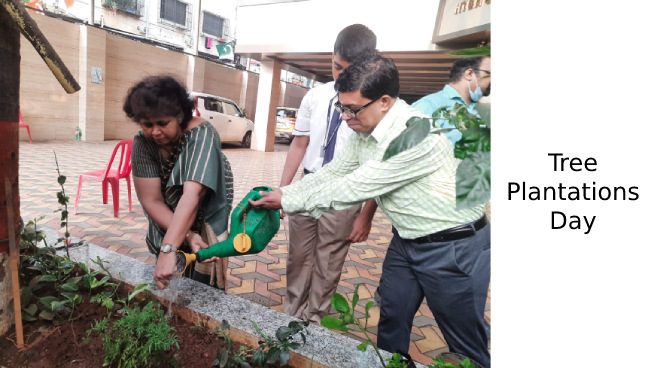 Tree plantations Day | Saraswati School Rabodi in Thane
