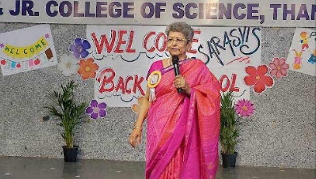 Secondary section back to school oct 2021| Saraswati School Rabodi in Thane