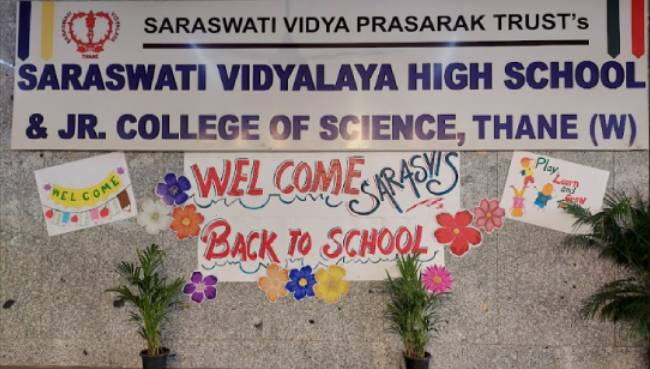 Secondary section back to school oct 2021| Saraswati School Rabodi in Thane