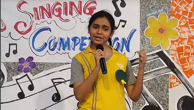 Secondary section Solo Singing Competition oct 2021| Saraswati School Rabodi in Thane