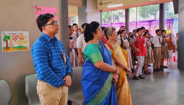Guru Purnima Celebration and Std.X Assembly Program 2023