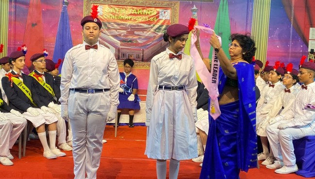 Oath Taking Ceremony of Senior School Council