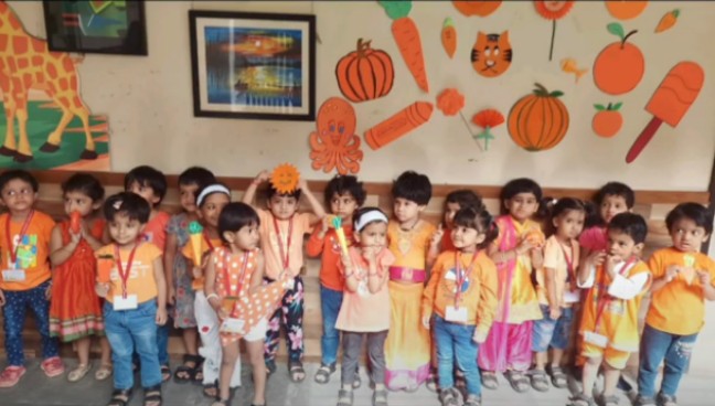 Pre Primary Orange Colour Day
