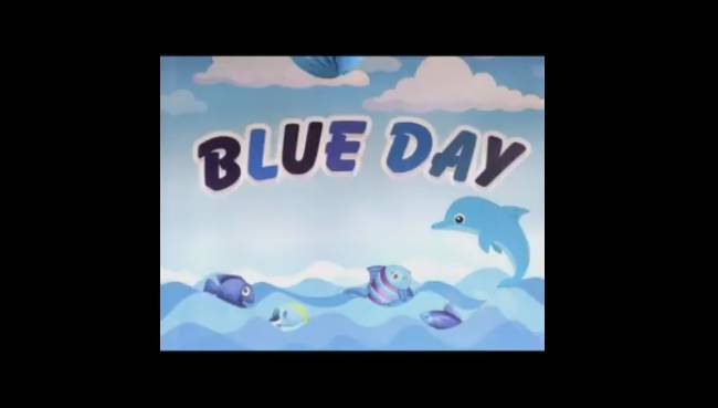 Pre Primary Blue day Activity 2022-23 | Saraswati School Rabodi in Thane