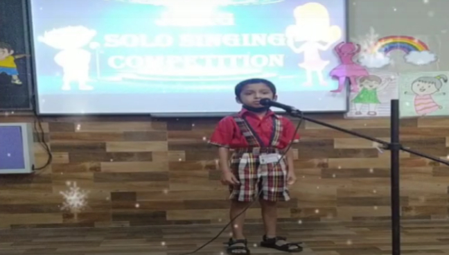JR.KG Solo Singing Competition in  Pre - Primary Events section | Saraswati School Rabodi in Thane
