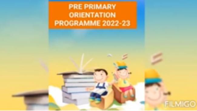 Pre Primary Orientation Programme 2022-23
