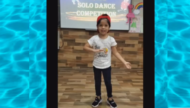 SR.KG Solo Dance Competition  in  Pre - Primary Events section | Saraswati School Rabodi in Thane