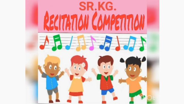 Pre Primary SR.KG RECITATION Competition | Saraswati School Rabodi in Thane