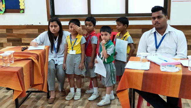 EYE CHECK -UP | Secondary Schools in Thane